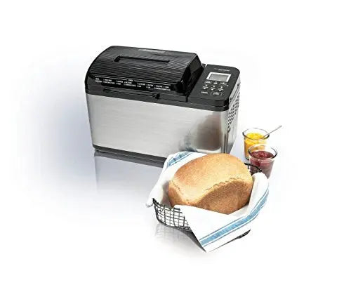 Zojirushi Bread Maker, 2 lb. Loaf of Bread - Stainless Steel/Black Zojirushi