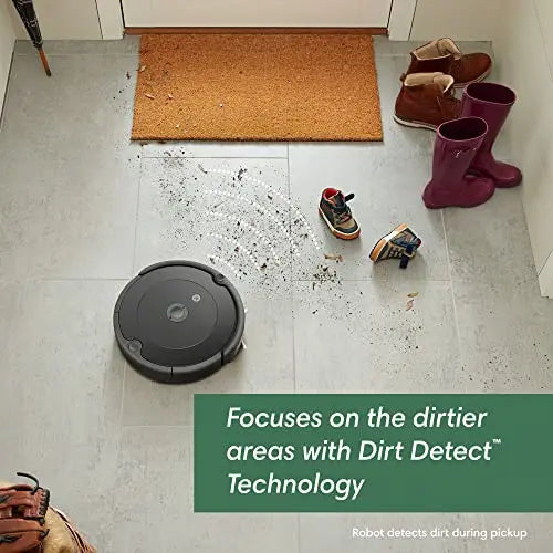 iRobot Roomba 692 Robot Vacuum-Wi-Fi Connectivity, Self-Charging - Charcoal Grey iRobot