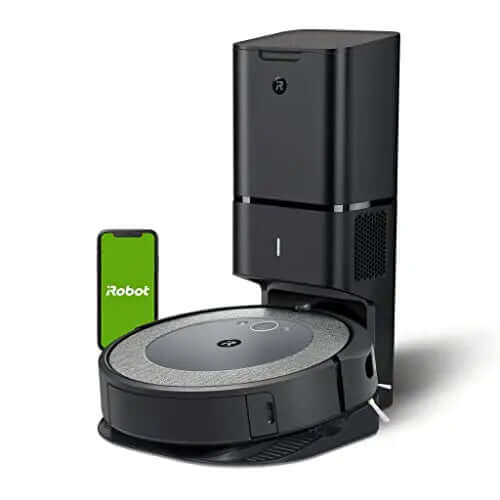 iRobot Roomba Robot Vacuum i3+ | Automatic Dirt Disposal, Wi-Fi Mapping - Black/Gray