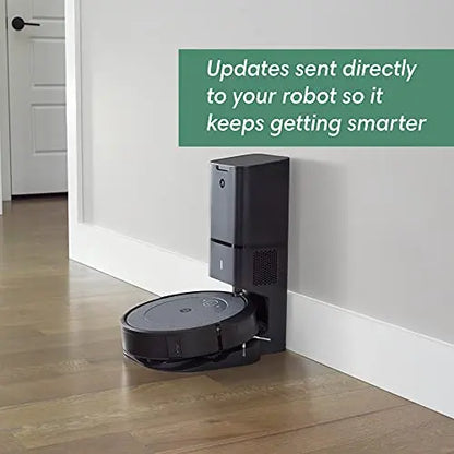iRobot Roomba i3+ (3550) Robot Vacuum with Automatic Dirt Disposal Disposal, Wi-Fi Connected Mapping - Black/Gray iRobot