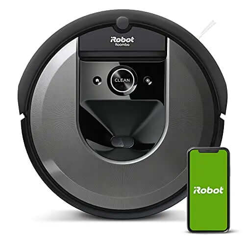 iRobot Roomba i7 Robot Vacuum - Wi-Fi Connected, Smart Mapping - Black